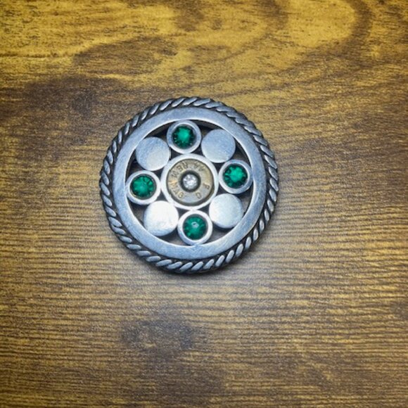 Handcrafted Forty Four Remington Magnum Shell Belt Buckle Stainless Steel - Picture 3 of 5